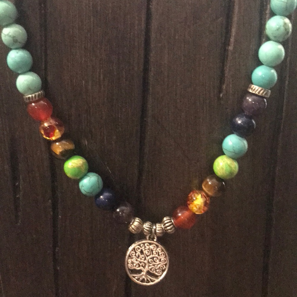 34” Tree of life Yoga Mala